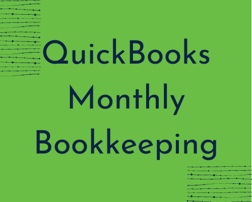 Quickbooks Monthly Bookkeeping